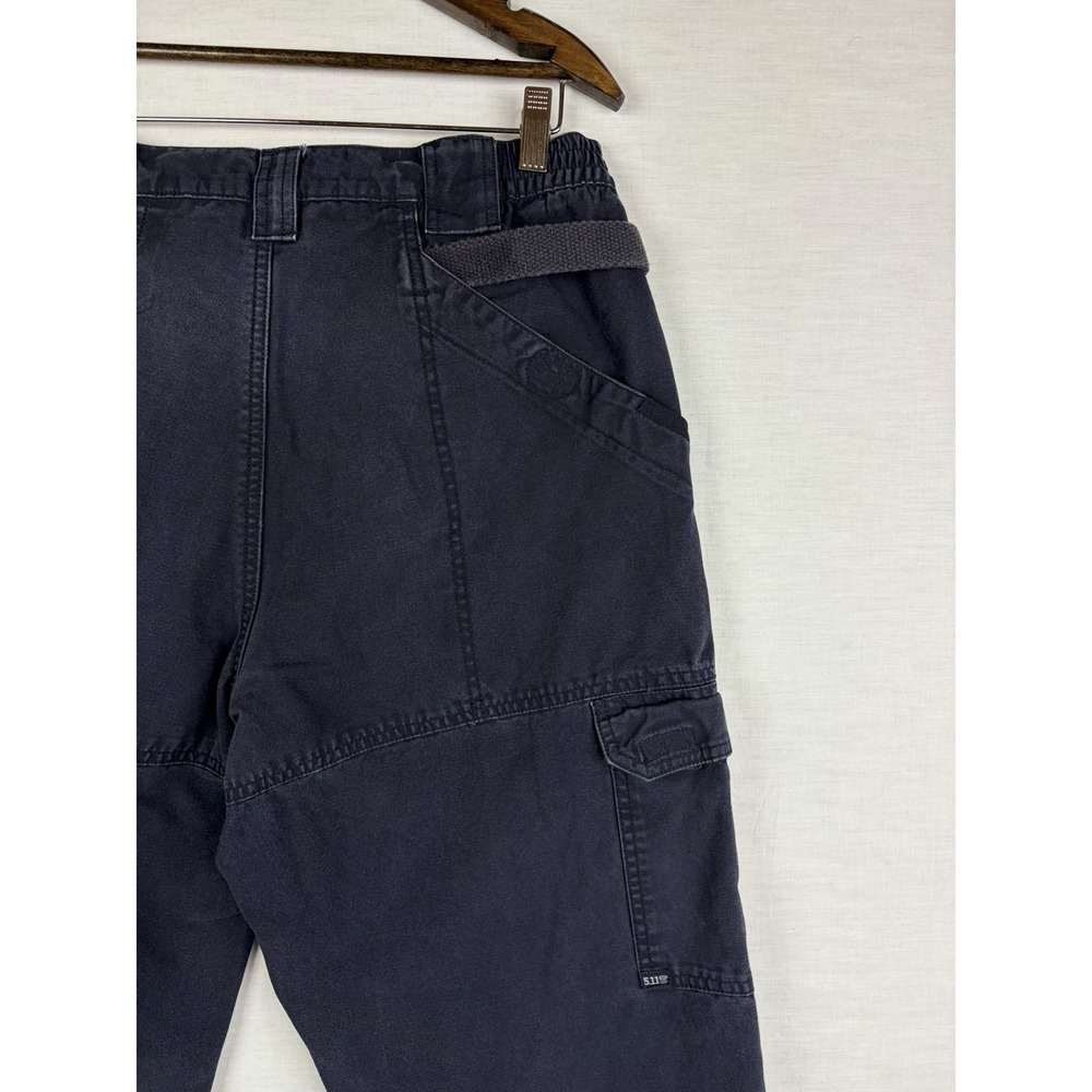 5.11 Tactical Mens Cargo Pants‎ Navy Blue Utility Work Trousers 32 x 29 - Picture 7 of 11